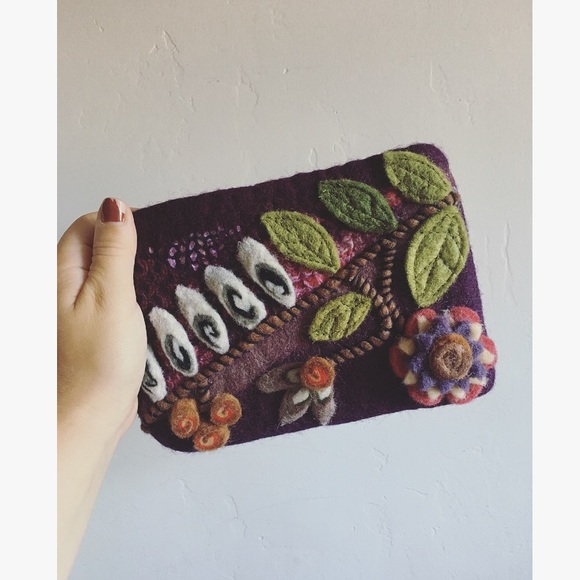 Anthropologie Handbags - Wool • Clutch